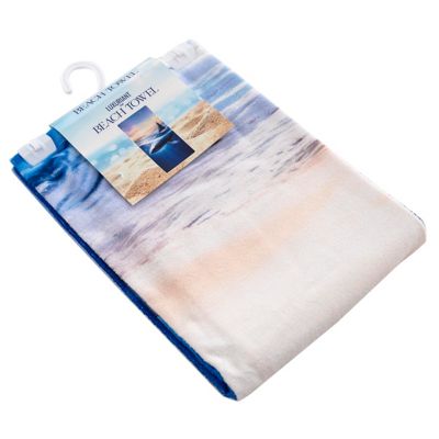 Image showing  Great White Beach Towel, 30 in. x 60 in.