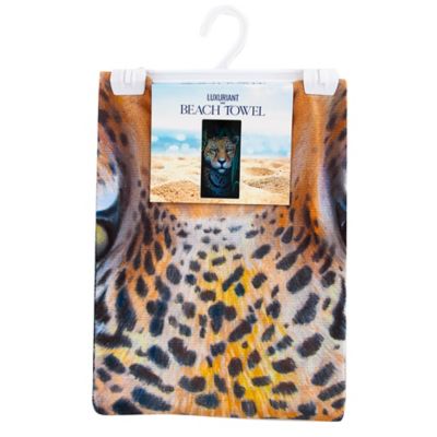 Image showing  Jungle Leopard Beach Towel, 30 in. x 60 in.