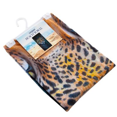 Image showing  Jungle Leopard Beach Towel, 30 in. x 60 in.