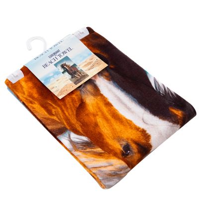 Image showing  Running Horse Beach Towel, 30 in. x 60 in.