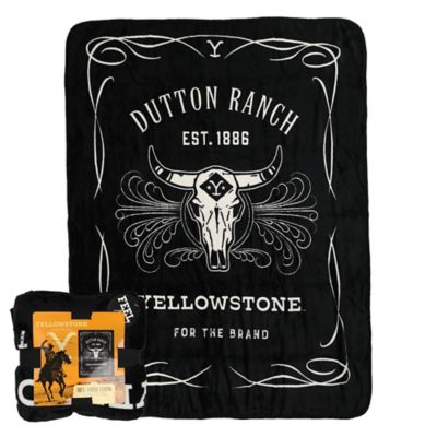 Image showing  Yellowstone Whiskey Label 46 x60 Silk Touch Throw Blanket, 46 in. x 60 in.