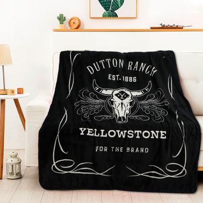 Image showing  Yellowstone Whiskey Label 46 x60 Silk Touch Throw Blanket, 46 in. x 60 in.