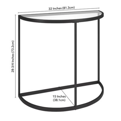 Image showing  Verlaine Demilune Console Table