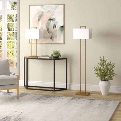 Image showing  Adair Floor Lamp with Fabric Shade
