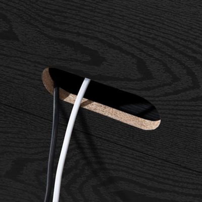 Image showing 7 th Hudson&Canal Hanson Rectangular TV Stand for TVs Up to 75 in.