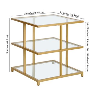 Image showing 2 th Hudson&Canal Greenwich Square Side Table