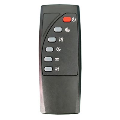 Image showing 7 th Hudson&Canal Julian Rectangular TV Stand with Crystal Fireplace for TVs Up to 80 in.