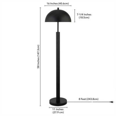 Image showing  York Floor Lamp with Metal Shade