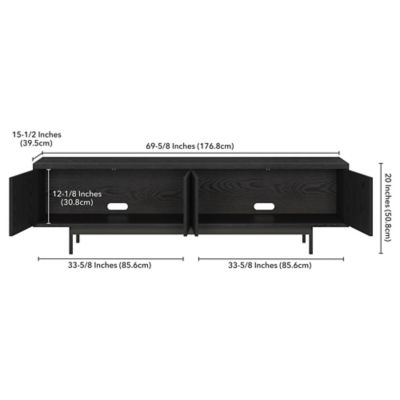 Image showing  Whitman Rectangular TV Stand for TVs Up to 75 in.