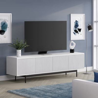 Image showing 3 th Hudson&Canal Whitman Rectangular TV Stand for TVs Up to 75 in.