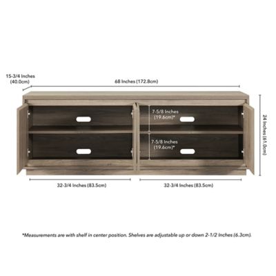 Image showing  Presque Rectangular TV Stand for TVs Up to 80 in.