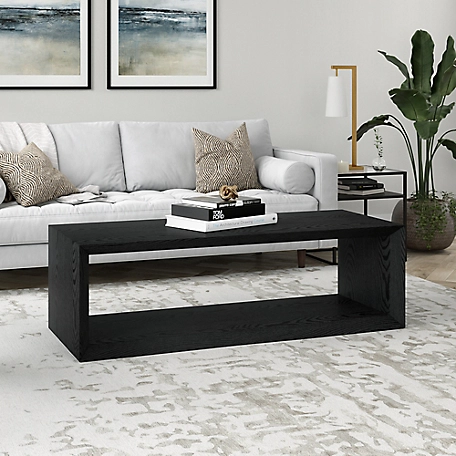 Hudson&Canal Osmond Rectangular Coffee Table, 58 in.