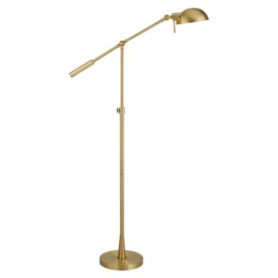 Image showing  Dexter Height Adjustable/Tilting Floor Lamp with Metal Shade
