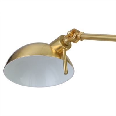 Image showing  Dexter Height Adjustable/Tilting Floor Lamp with Metal Shade