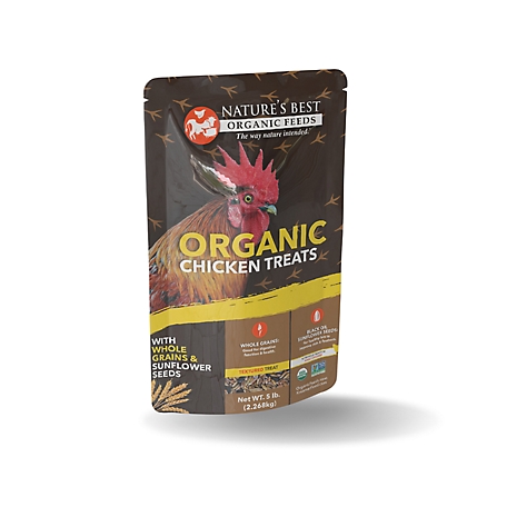 Nature's Best Organic Chicken Treats with Whole Grains and Sunflower Seeds, 5 lb.