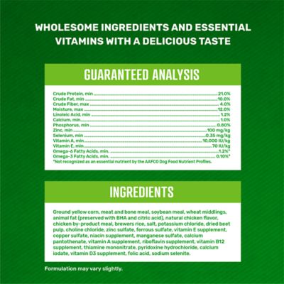 Image showing  Adult Complete Nutrition Mini Chunk Savory Chicken Recipe Dry Dog Food, 50 lb. Bag