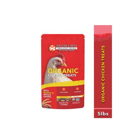 Nature's Best Organic Chicken Treats with Berries & Whole Grains, 5 lb.