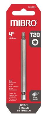 Mibro 4 in. Star T20 Screwdriver Bit