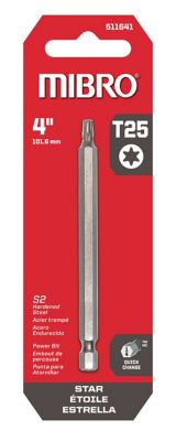 Mibro 4 in. Star T25 Screwdriver Bit