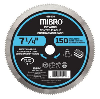 Mibro Steel Tooth Circular Saw Blade, 416910