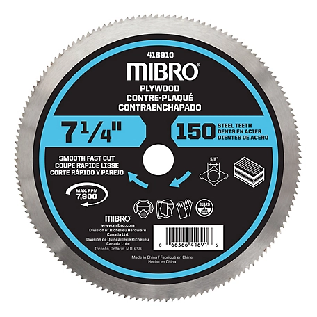 Mibro Steel Tooth Circular Saw Blade, 416910