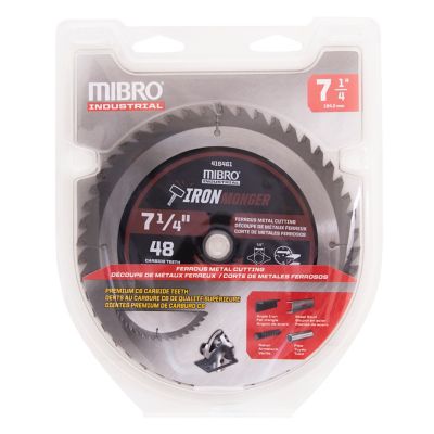 Image showing  7-1/4 in. 48-Tooth Iron Monger Ferrous Metal Circular Saw Blade