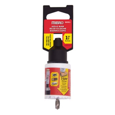 Mibro Bi-Metal Hole Saw with Mandrel and Pilot Drill Bit, 960911