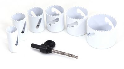 Mibro Bi-Metal Hole Saw Set, 7 pc.