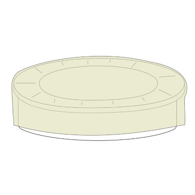 Image showing  36 in. Fire Pit Cover - Black, 2D-FP36001