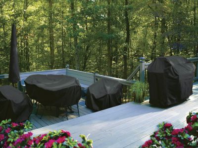 Image showing  96 in. Log Rack Cover - Black, 2D-LR96241
