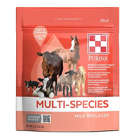 Purina Multi Species Milk Replacer, 8 lb Pouch