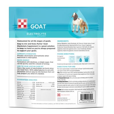 Image showing  Goat Electrolyte Supplement, 16 oz. Pouch