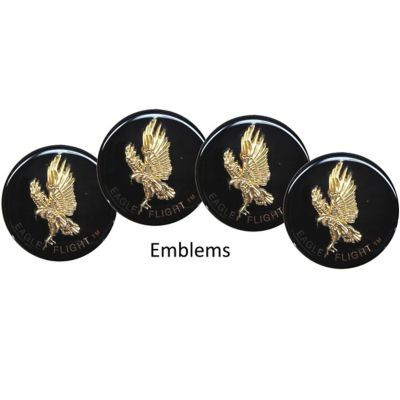 Image showing  Stainless Hubcaps/Wheel Covers for Mercedes-Benz Sprinter 3500 SRW (Super Single) 2015-24 with 16 in. Steel Rims, 4-Pack