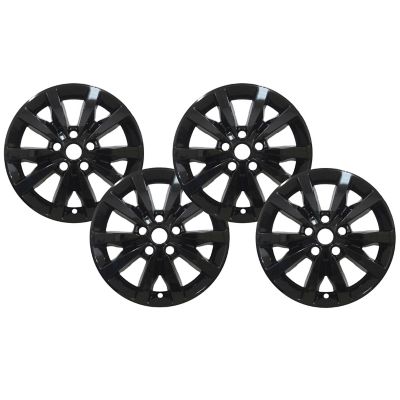 CCI Set of 4, Dodge Durango 2014-2024 Black Hubcaps / Wheel Covers for 18 in. Alloy Wheels