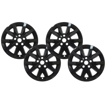 CCI Black Wheel Covers/Hubcaps for 2014-2024 Dodge Durango with 18" Alloy Wheels 4 Pack Hand Truck Wheels