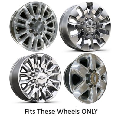 Image showing  7 in. Diameter OEM Center Cap/Hubcap for Silverado 2500, 3500 SRW 2020-2024 Chrome, 84776571/23378322