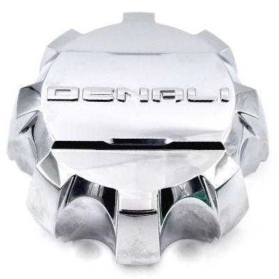 GMC 1 Single, Sierra Denali 2500, 3500 SRW 2021-2024 Chrome OEM 7 in. Diameter Center Cap / Hubcap (23378324/84307952)