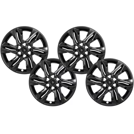 CCI Black Wheel Covers/Hubcaps for 2019-2022 Chevrolet Blazer with 18" Alloy Wheels 4 Pack Hubcaps