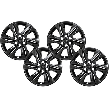 CCI Set of 4, Chevrolet Blazer 2019-2022 Black Hubcaps / Wheel Covers for 18 in. Alloy Wheels