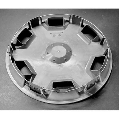 Image showing  Replica Hubcaps/Wheel Covers for Nissan Cube, Versa 2007-2014 with 15 in. Steel Wheels, 40315EN10B/403151FC1C, 4-Pack