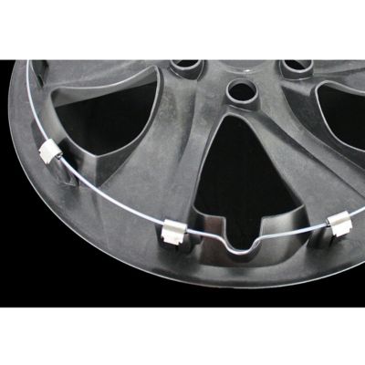 Image showing  Set of 4, Toyota RAV4 2019-2024 Snap on Replica Hubcaps/Wheel Covers for 17 in. Steel Wheels (42602-42040)