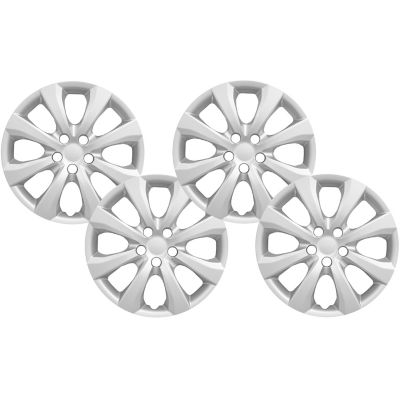 CCI Set of 4, Toyota Corolla 2020-2024 Snap on Replica Hubcaps/Wheel Covers for 16 in. Steel Wheels (4260202540, 4260212850)