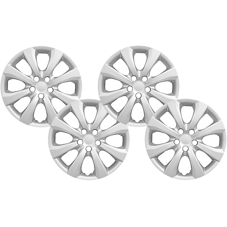 CCI Set of 4, Toyota Corolla 2020-2024 Snap on Replica Hubcaps/Wheel Covers for 16 in. Steel Wheels (4260202540, 4260212850)