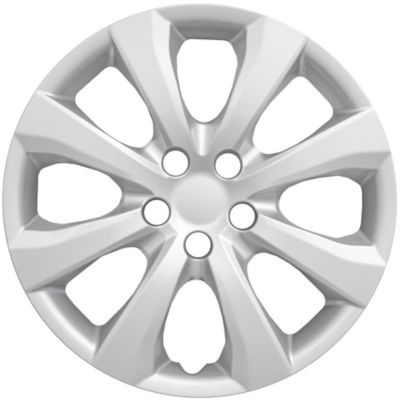 Image showing  Set of 4, Toyota Corolla 2020-2024 Snap on Replica Hubcaps/Wheel Covers for 16 in. Steel Wheels (4260202540, 4260212850)