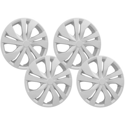 CCI Set of 4, Nissan Versa 2017-2024 Snap on Replica Hubcaps/Wheel Covers for 15 in. Steel Wheels (403159ME0B, 403155EF0B)