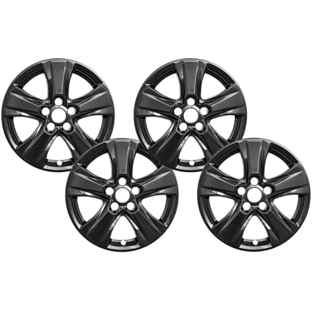 CCI Black Wheel Covers/Hubcaps for 2019-2024 Toyota Rav4 with 17" Alloy Wheels 4 Pack Hand Truck Wheels