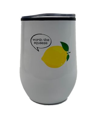 HaynesBesco Group 10 oz. Summer Ss Wine Tumbler - Lemon