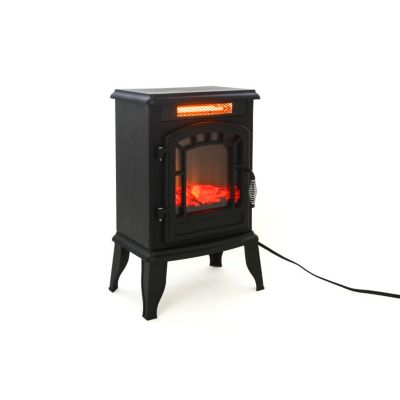 Image showing  15 in. 5,100 BTU Electric Stove Heater, 500 sq. ft., 5,100 BTU