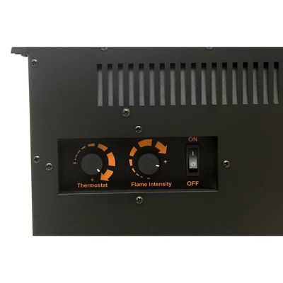 Image showing  15 in. 5,100 BTU Electric Stove Heater, 500 sq. ft., 5,100 BTU