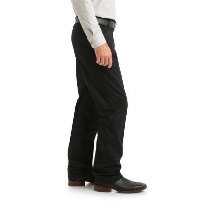 Image showing 2 th Wrangler Men's Relaxed Fit High-Rise Casual Flat Front Pants
